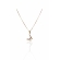 Colar Pingente Borboleta com Zircônia Colorida Banhado em Ouro 18k