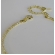 Pulseira Em Corrente De Zircônias Banhado em Ouro 18k