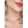 Colar Corrente Americana com Zircônias Multicolor Banhado em Ouro 18k