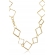 Pulseira com Corrente de Quadrados Banhado em Ouro 18k