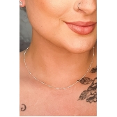 Choker com Bolinhas em Prata 925