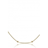 Choker com Bolinhas Banhado em Ouro 18k
