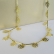 Colar com Corrente com Mini Flores Banhado em Ouro 18k