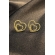 Brinco de Coração Dourado Pequeno Banhado em Ouro 18k