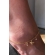 Tornozeleira com Pingente de Espirito Santo Banhado em Ouro 18k