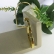 Brinco Argola em Forma de Coração Lateral Larga Banhado em Ouro 18k