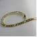 Pulseira Corrente com Elo Sequenciado Banhado em Ouro 18K MASCULINA