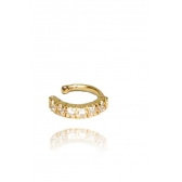 Piercing Fake com Zircônia Banhado em Ouro 18k