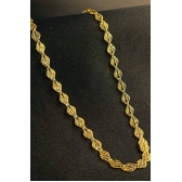Choker com Folhas Banhado em Ouro 18k