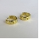 Brinco Argolinha Com Micro Zircônias Coloridas Banhado em Ouro 18k