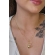 Colar com Pingente Argolinha de Coração Banhado em Ouro 18k