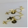Brinco com Pingentes Religiosos Banhado em Ouro 18k