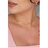 Choker com Gotinhas Banhado em Ouro 18k